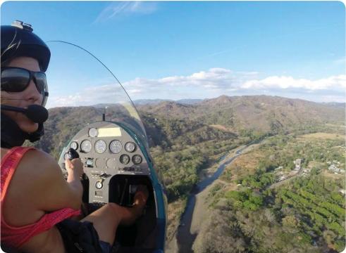 chet santos share gyro copter girl photos