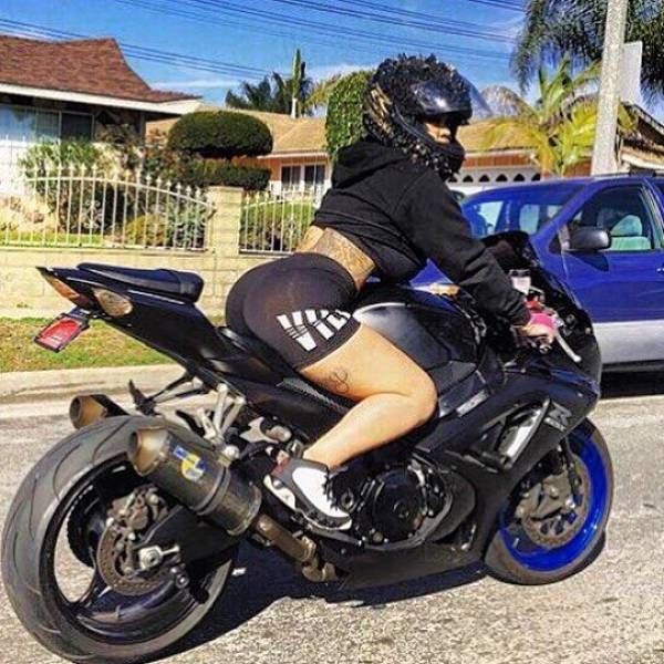 Hot Chick On Bikes soffe shorts