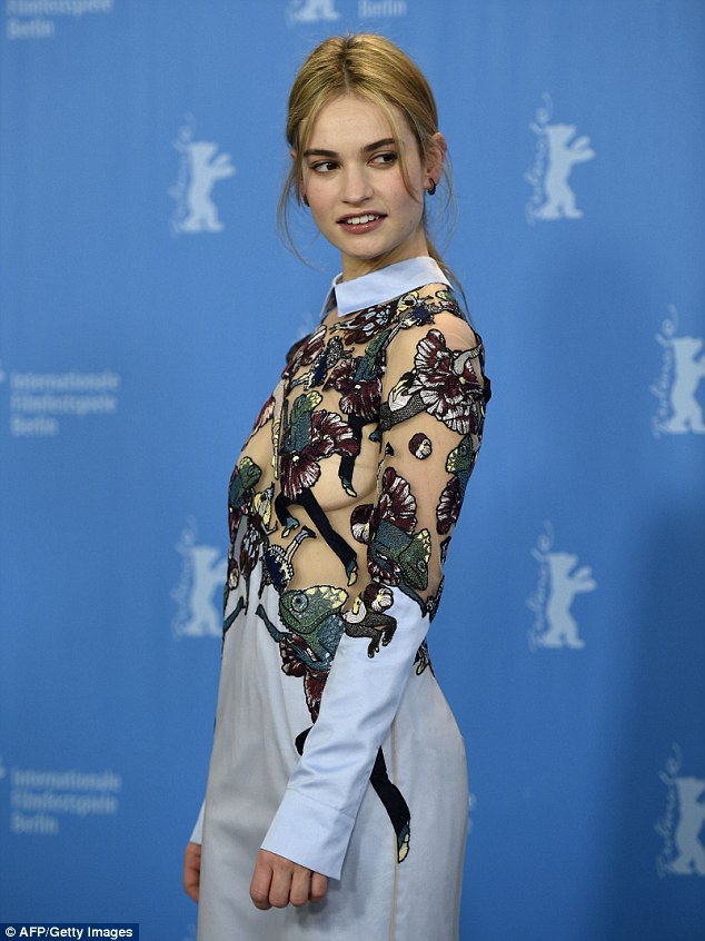 april ashburn recommends Lily James Naked