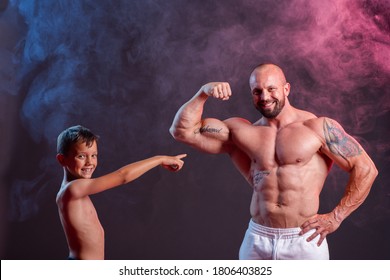 cameron cates recommends Muscle Dad And Son
