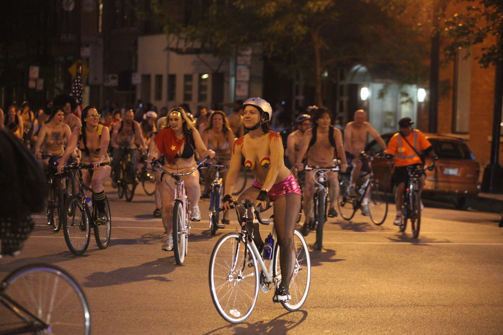 Nude Bike Ride Chicago nurse holes