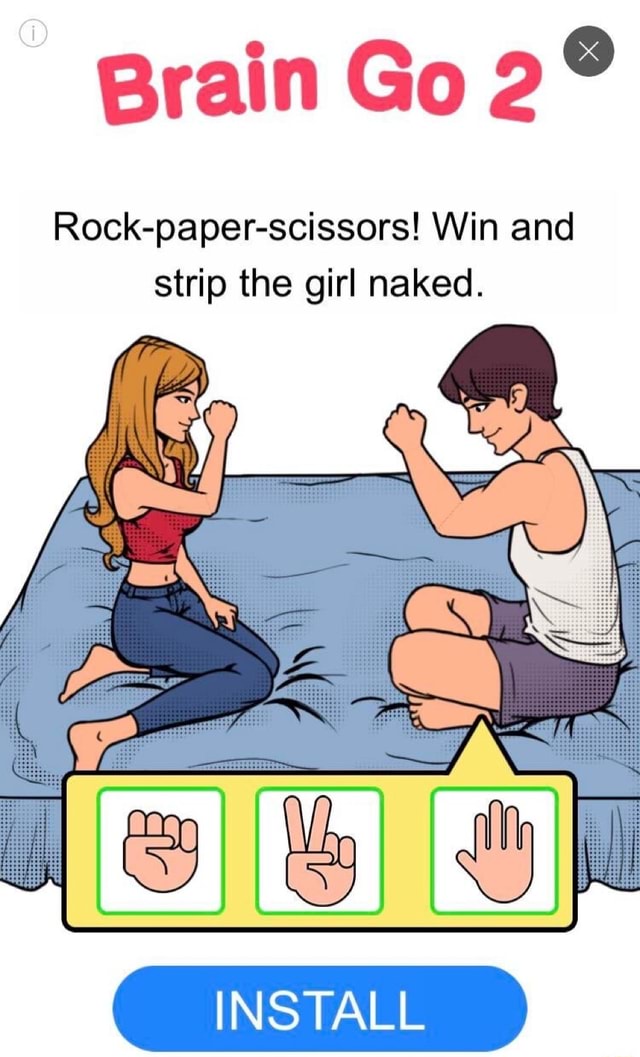 Nude Rock Paper Scissors pussy gif