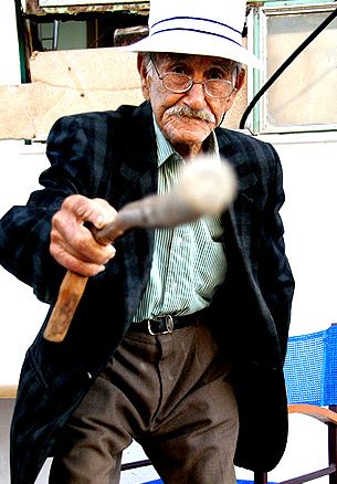 amanda dunst share old man shaking cane gif photos