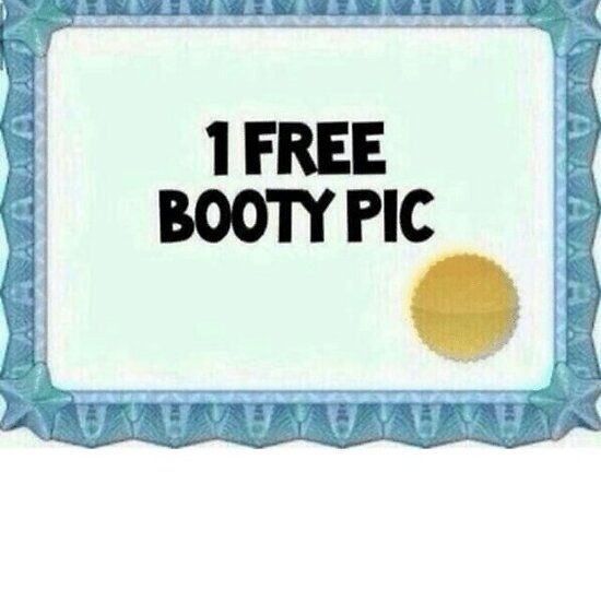 ashley straker recommends One Free Booty Pic Sticker