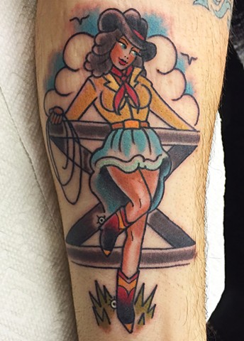 Best of Pinup cowgirl tattoo