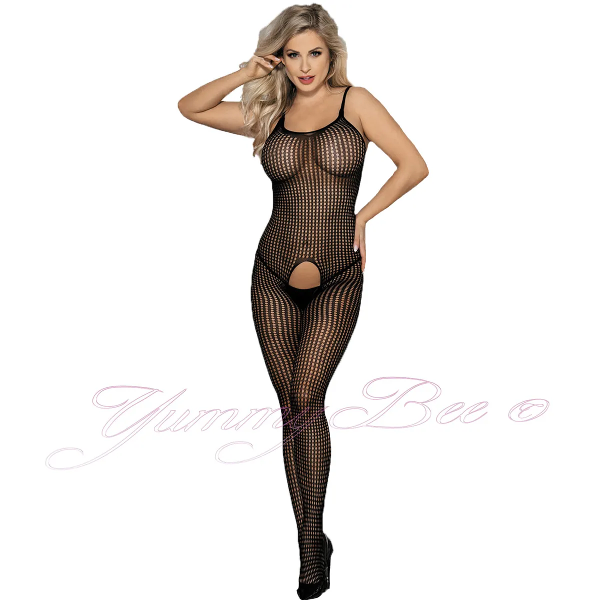 david spinella recommends Plus Size Crotchless Fishnets