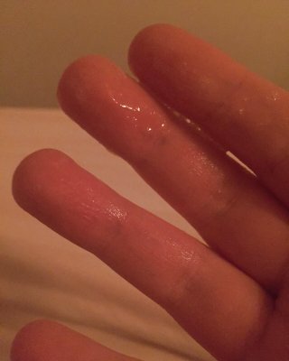 pussy juice on fingers