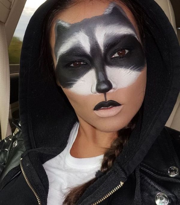 angela lemaveve recommends raccoon makeup eyes halloween pic