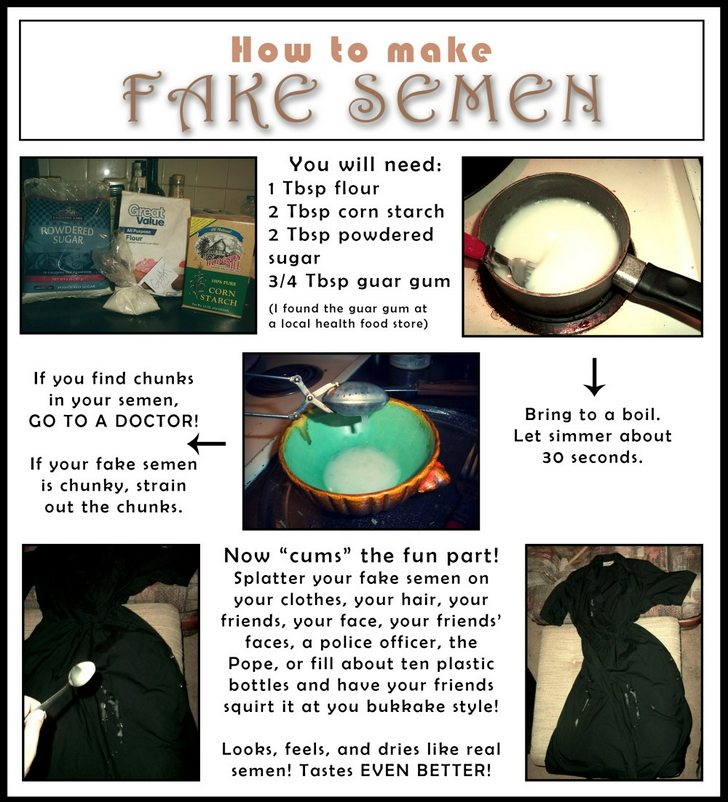 dennis hagg add recipe for fake cum photo