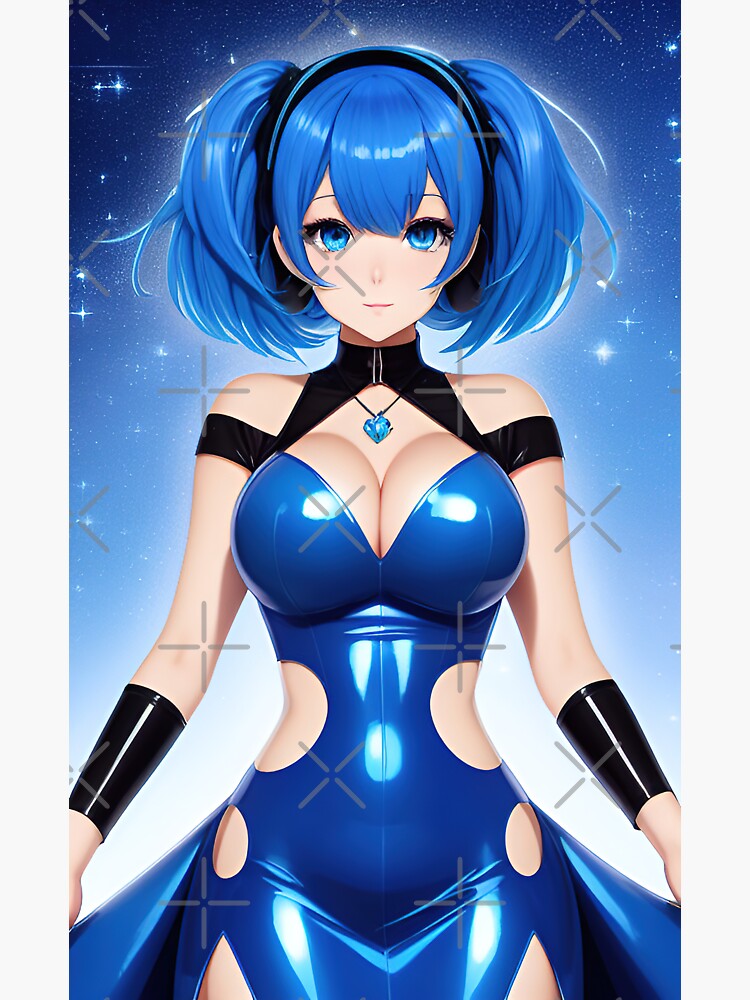 chris eastburg add sexy anime girl with blue hair photo