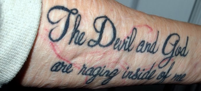 az villalobos recommends the devil and god are raging inside me tattoo pic
