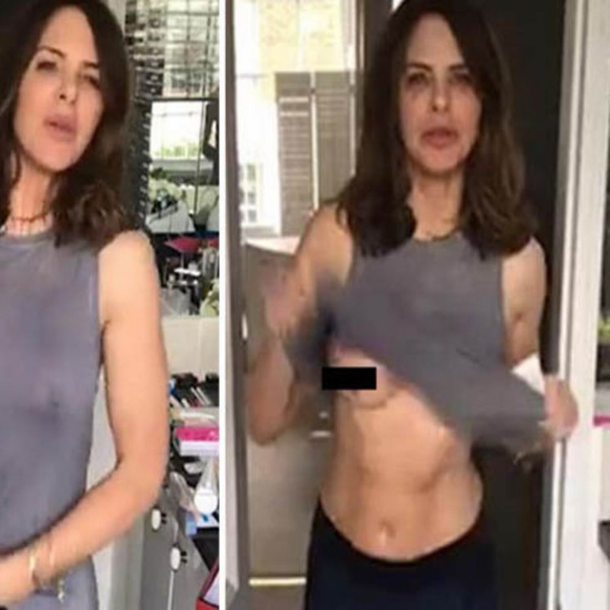 dougie nelson recommends trinny woodall boob flash pic
