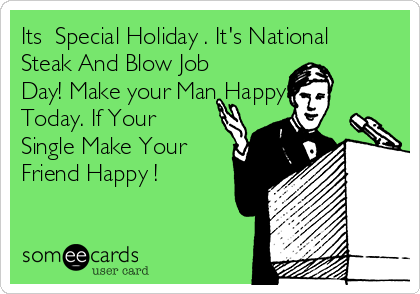 Best of When is national blow job day