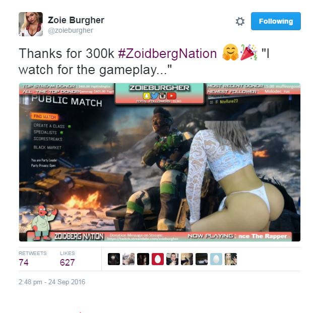 chris duersch recommends Zoie Burgher Sex Video